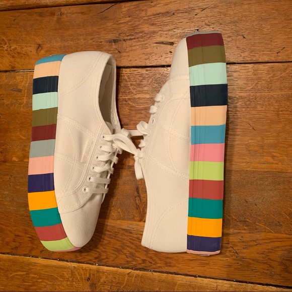 superga rainbow sole